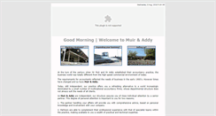 Desktop Screenshot of muiraddy.co.uk