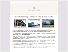 Tablet Screenshot of muiraddy.co.uk